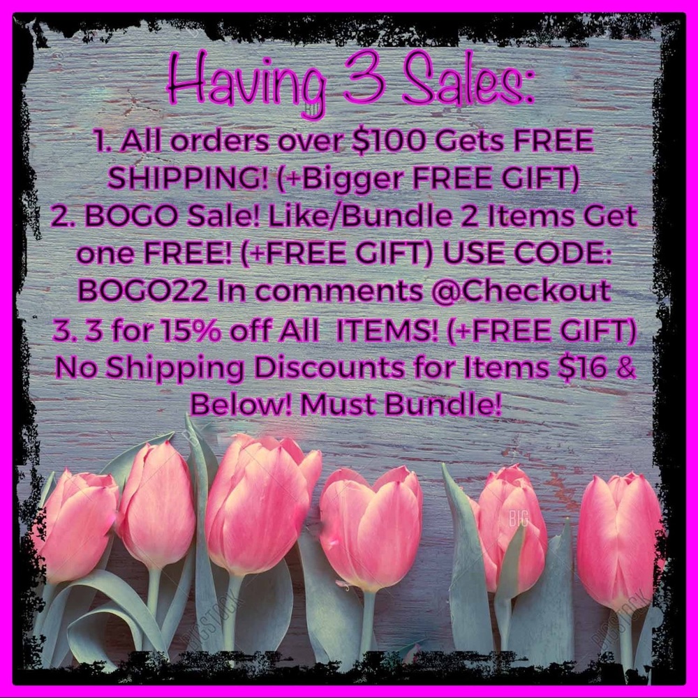 3 SALES HAPPENING! Closet Clear Out! - Picture 3 of 3